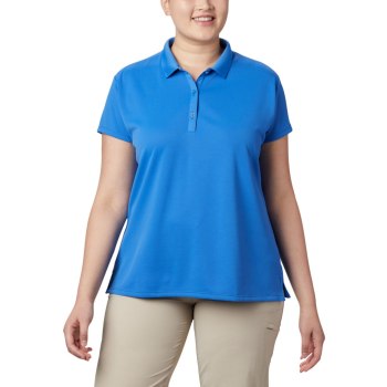 Columbia Ženske Polo Majice - PFG Innisfree Short Sleeve Plus Size Plave | QSXG-91840